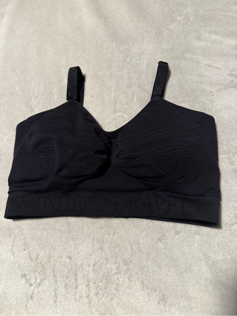 Kindred Bravely Black Wireless Seamless Nursing Bra